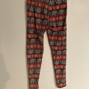 Ethnic Elephant Pattern Leggins